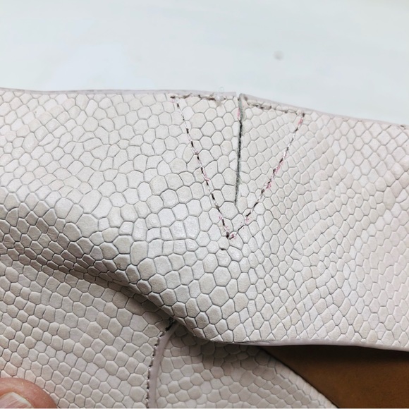 Gentle Souls Inna Snake Print Leather Wedge Sandals. - Picture 7 of 10